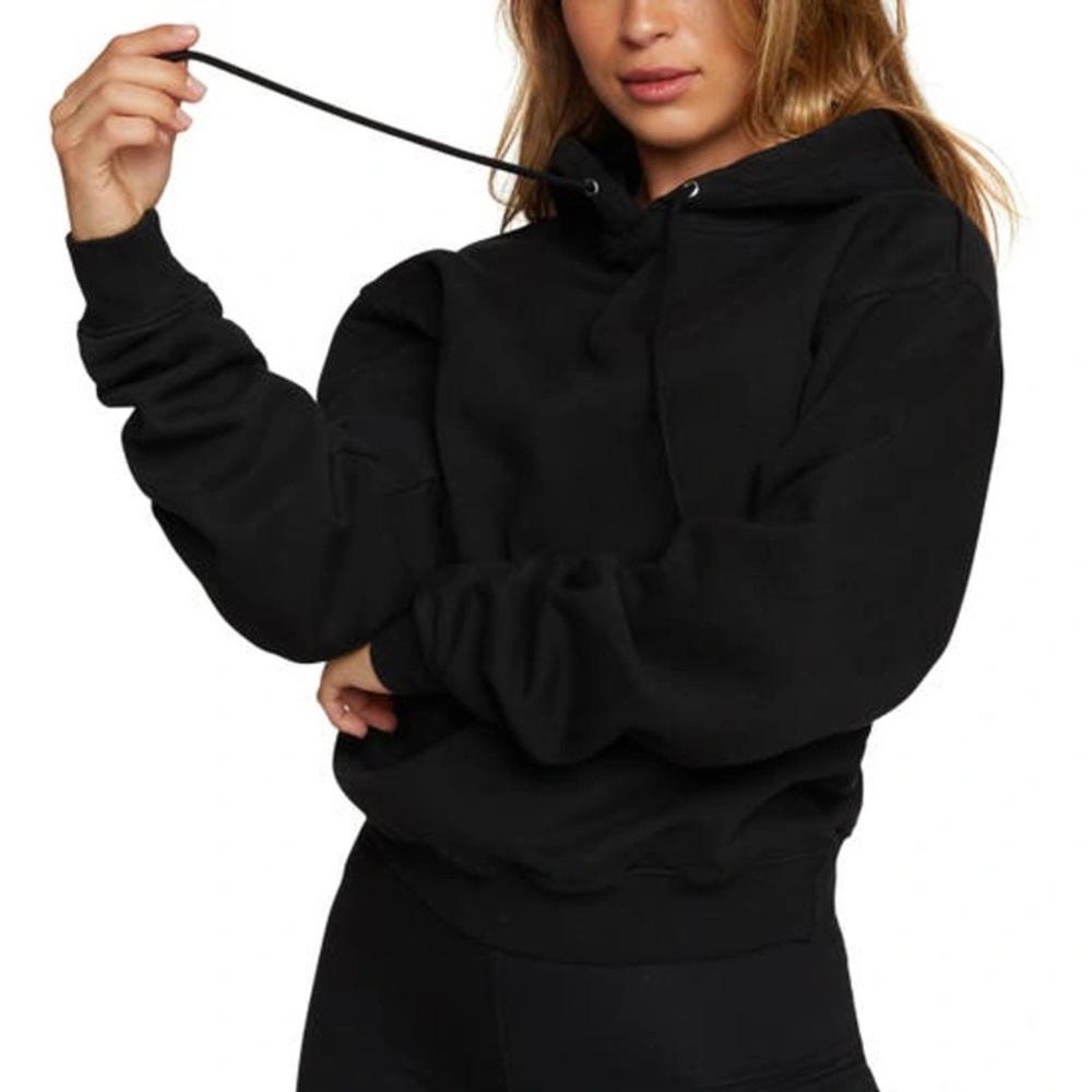Good American Slim Hoodie in Black001